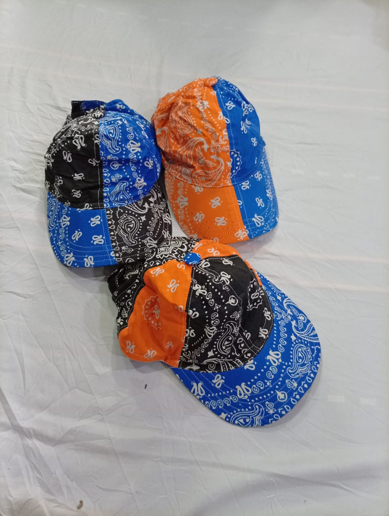 CR11017 Upcycled Bandana Caps