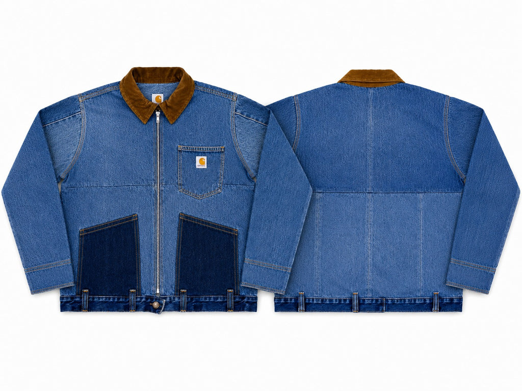 CR1922 UPCYCLED DENIM WORKWEAR JACKET