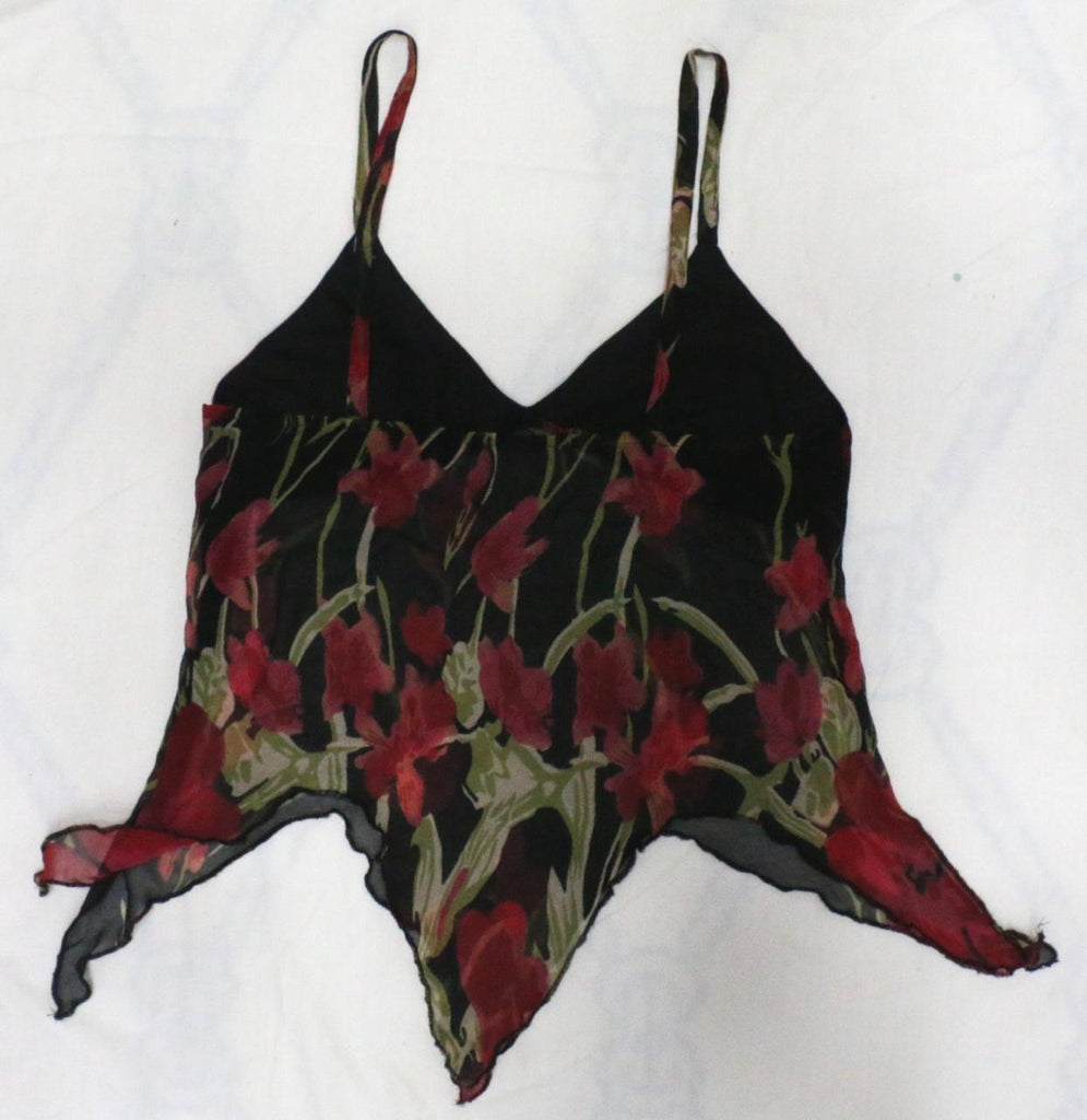 CR1882 UPCYCLED HANDKERCHIEF CAMI TOP