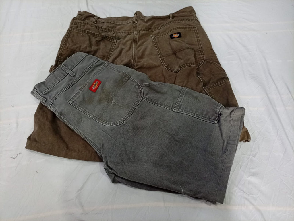 CR10984 Upcycled Dickies Double-Knee Shorts