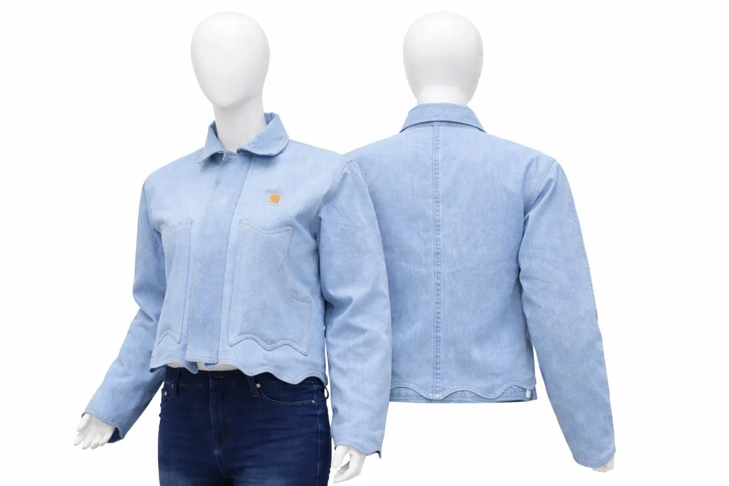 CR1425 Upcycled Cropped Jacket