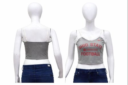 CR2110 Upcycled Graphic Crop Cami