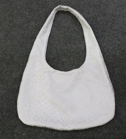 CR2093 Upcycled Lace Shoulder Bag