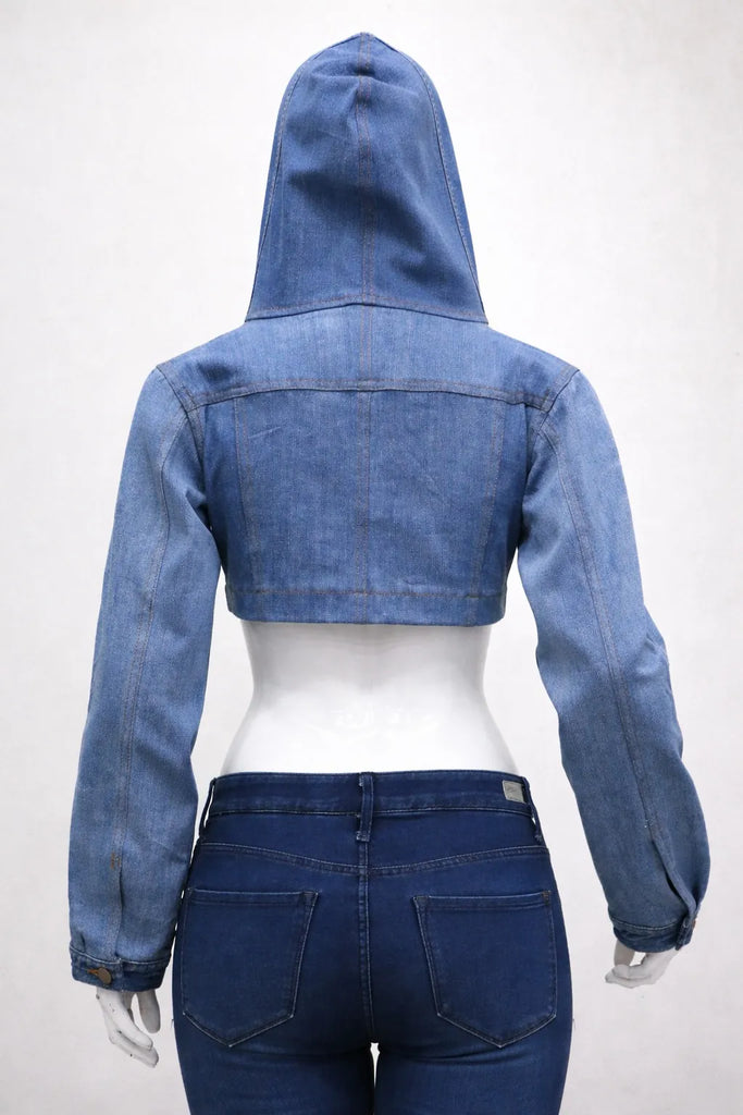 CR1601 Upcycled Denim Co-Ord Set