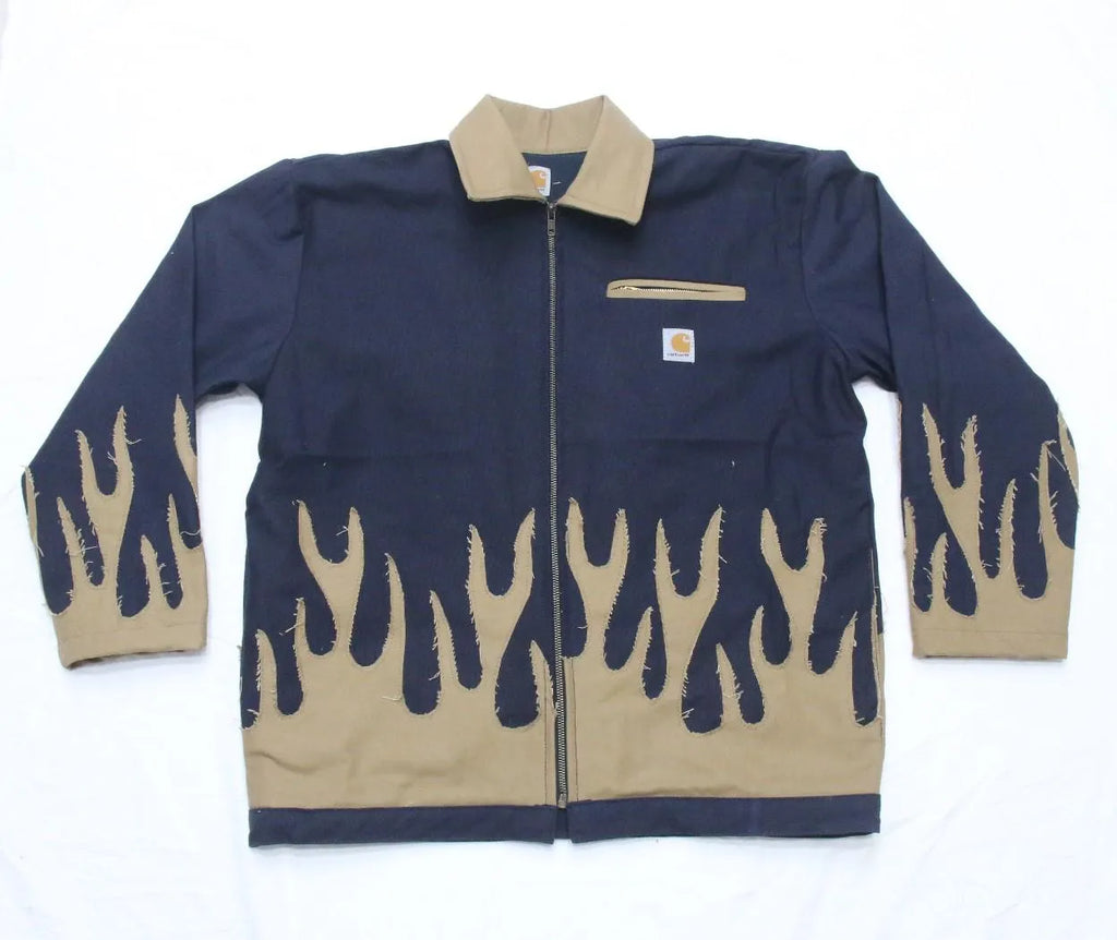 CR1205 Upcycled Flame Panel Work Jacket