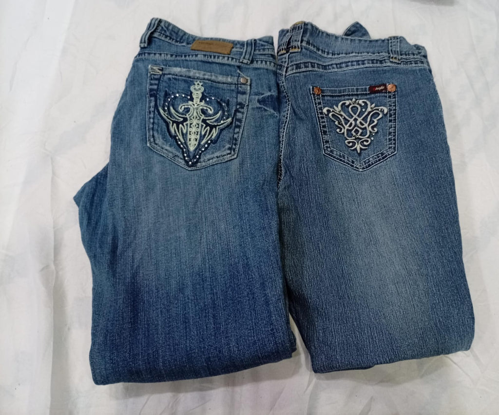 CR9858 Y2K Flare Jeans