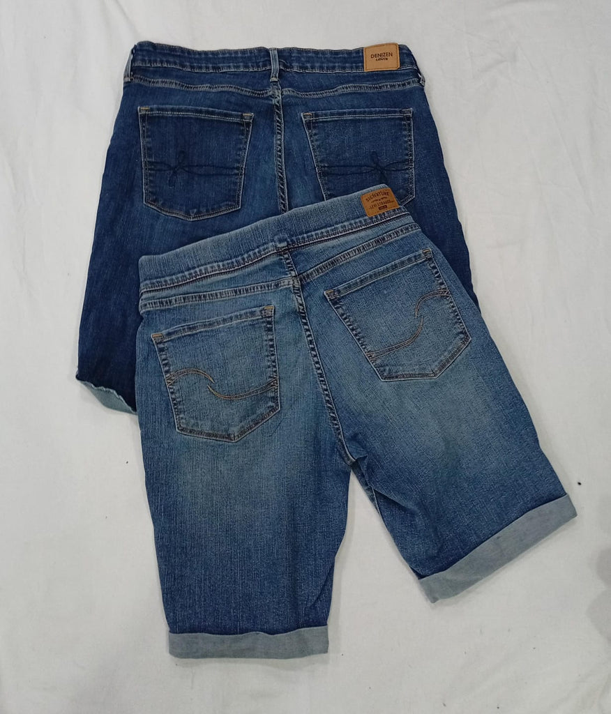 CR9307 Upcycled Y2K Denim Shorts