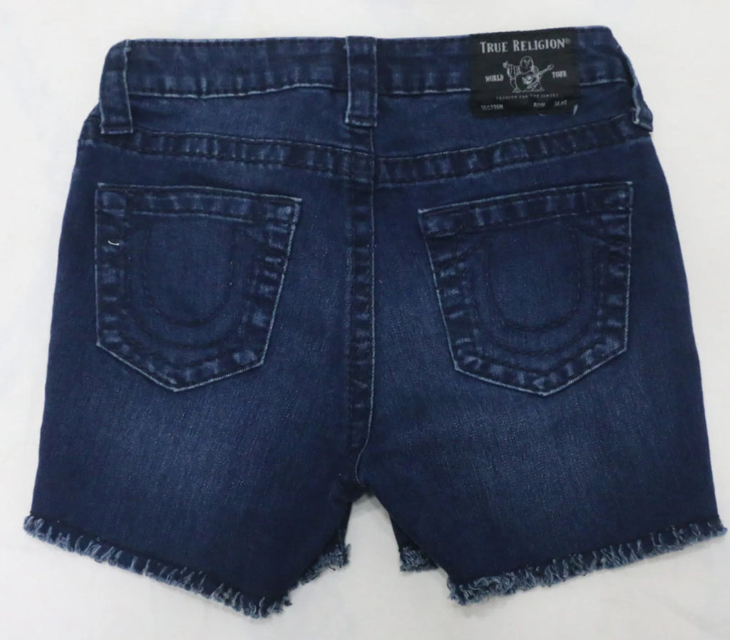 CR1674 UPCYCLED DENIM CUT-OFF SHORTS