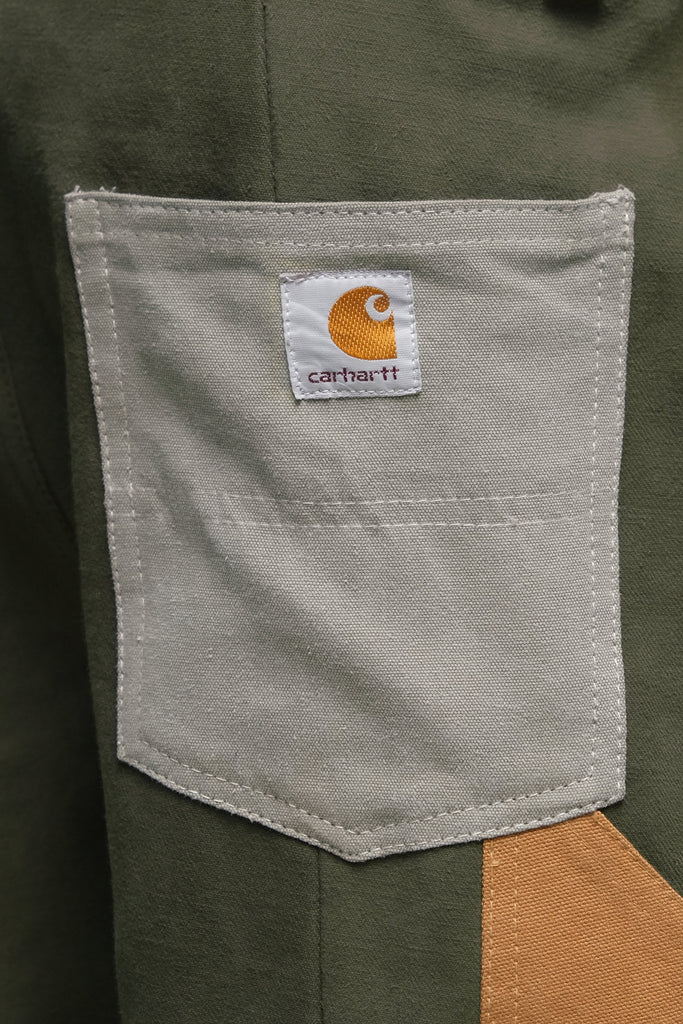 CR063 Men Reworked Stitched Modern Carhartt Multi Color & Shorts