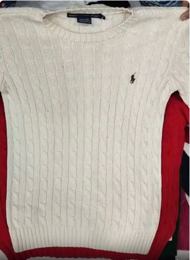 Ralph Lauren / Tommy Cable Knit Jumpers