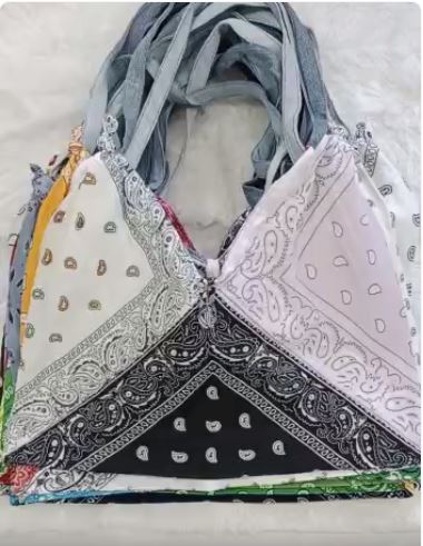 Casual Outing Reworked Bandana Bag