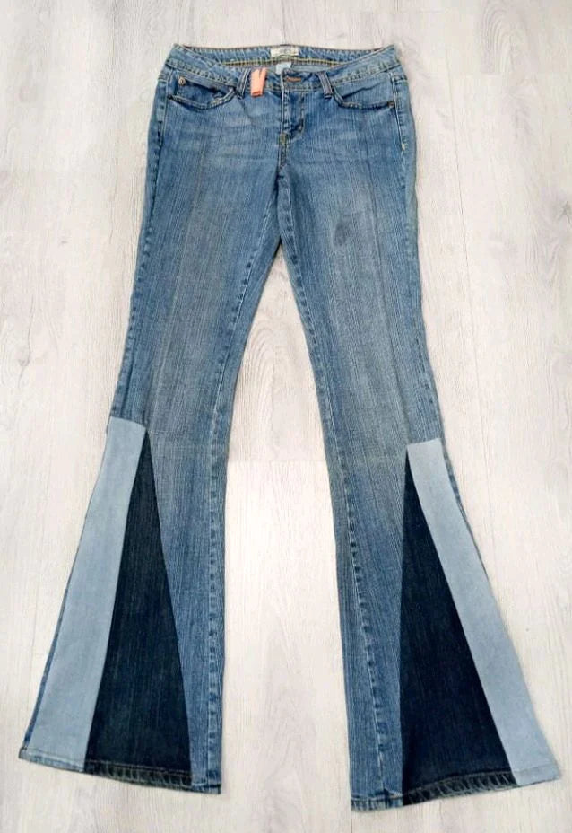 Nice Looking Denim Bell Bottom Jeans Rework