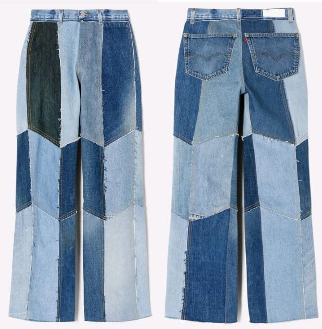 Women Reworked Loose Fit Denim Pant For Casual Outings