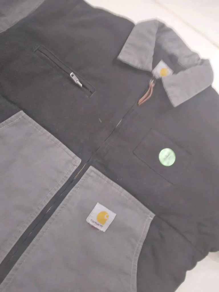 Reworked Fashion Forward Black Carhartt Jacket