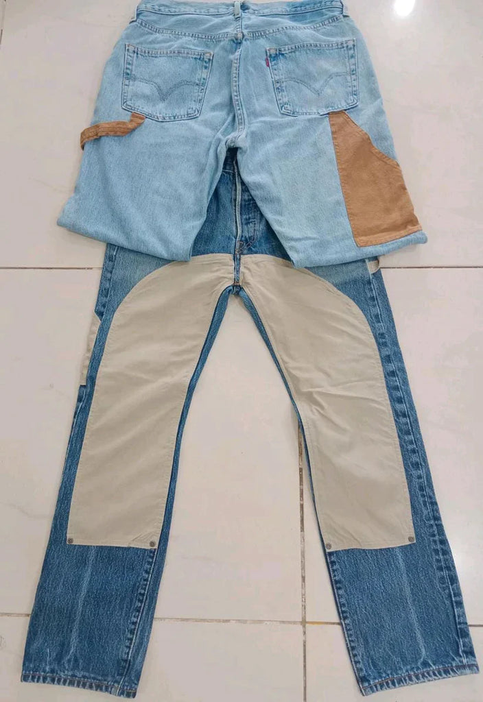 Reworked Levis 501 Carpenter Denim Pant