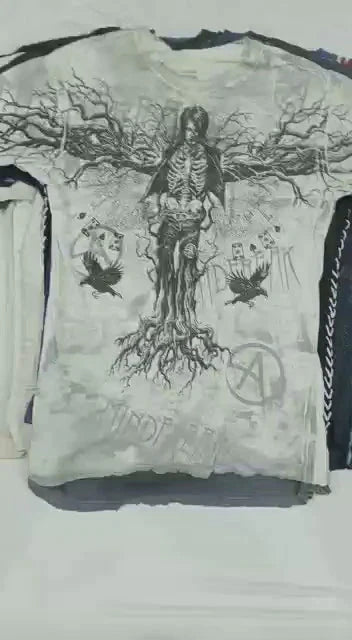 High Quality Affliction & Mix Skull Vintage T Shirts