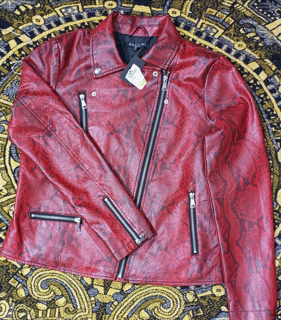 Buttery Smooth Texture Y2K Ladies Leather Jacket