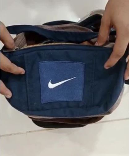 Reworked Nike Travel Kit Bag