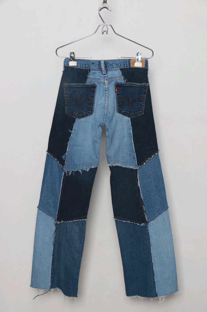 CR955 Reworked Branded Flared Pants