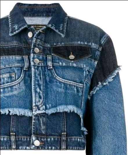 CR417 Reworked Overlapping Denim Pant over Jacket