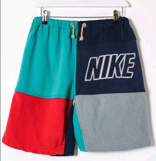 CR424 Men Reworked Colorful Beachwear Shorts