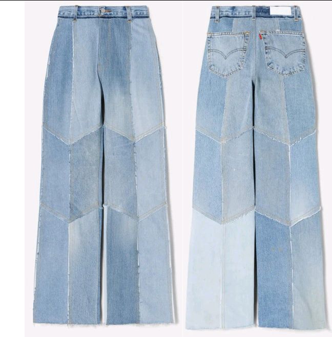 CR777 Women Reworked Loose Fit Denim Pant For Casual Outings
