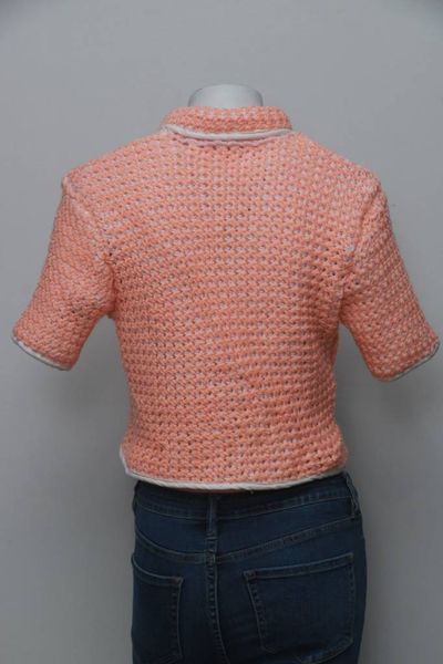 CR862 Reworked Ladies Patchwork Knit Crochet