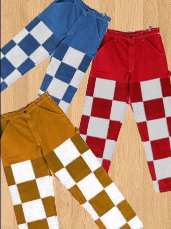 CR997 Reworked Colorful Cotton Trouser for Ladies