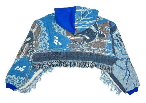 CR697 Reworked Patched Punchoo Crop Hood