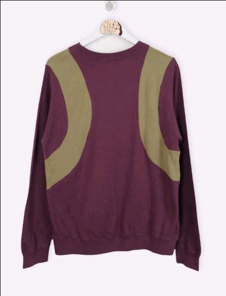 CR875 Men Reworked Sweatshirt With Contrast Element Insert