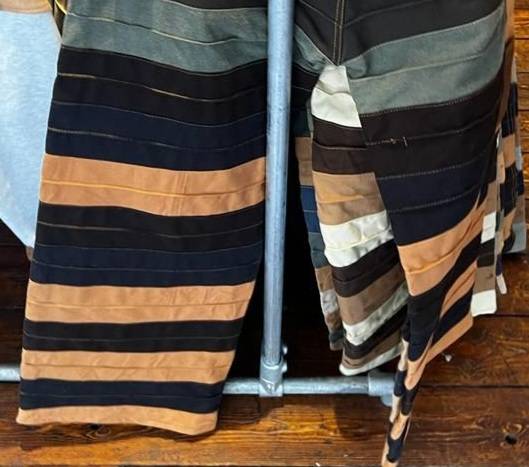 CR864 Men Reworked Carhartt Patchwork Diverse Toned Trouser