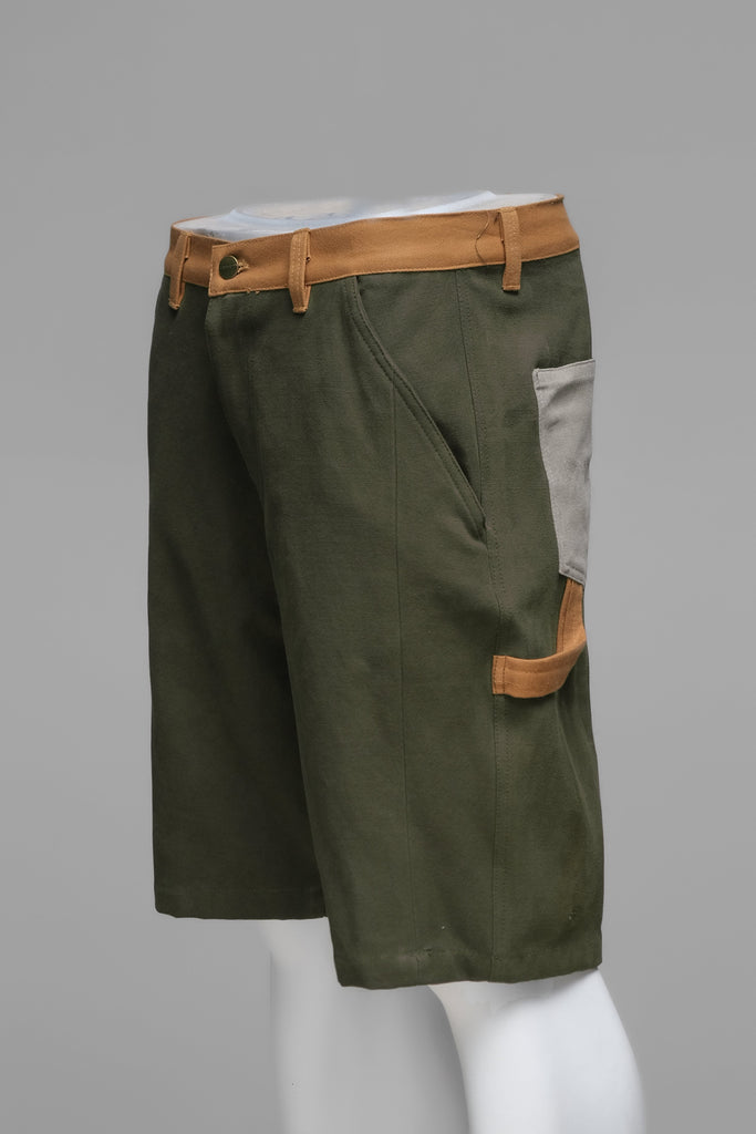 CR063 Men Reworked Stitched Modern Carhartt Multi Color & Shorts