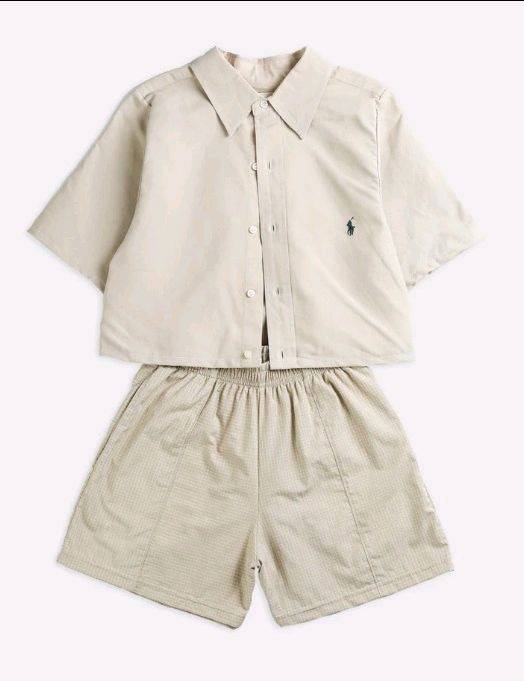 CR774 Ladies Reworked Loungewear Top and Boxer Set