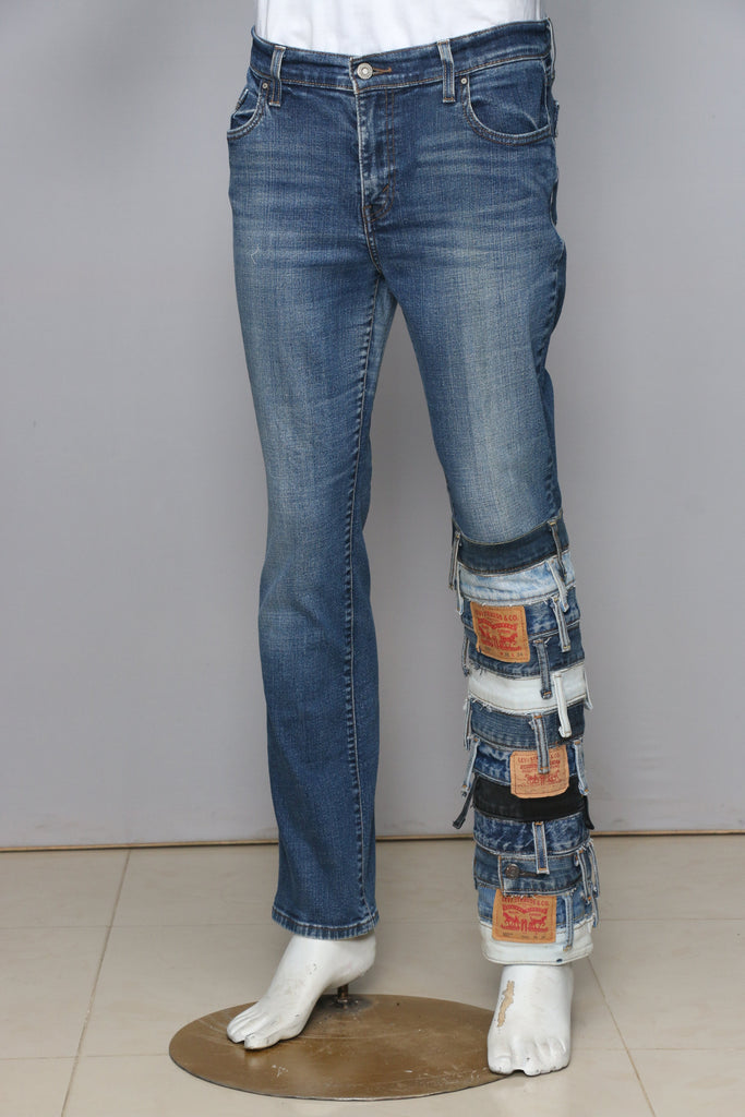 CR062 Reworked Branded Pant and Standard Size Handbag