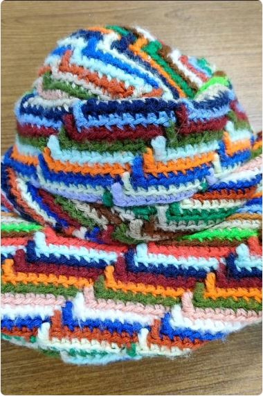 CR150 Reworked Multi Color Trendy Bucket Hat