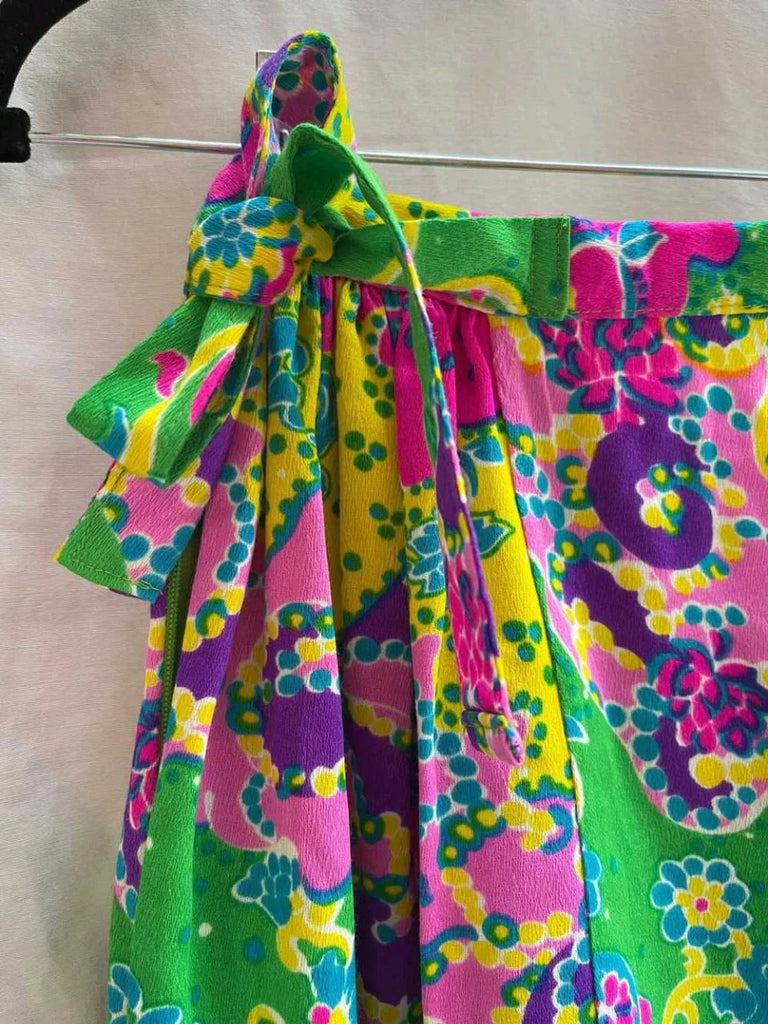 CR225 Reworked Two Piece Elasticated Skirt with Blouse Set