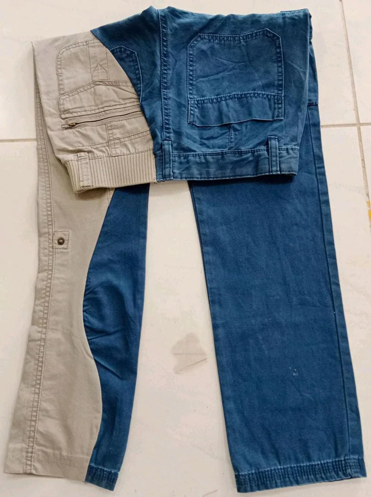 CR945 Reworked Cut and Sew Cargo Pocket Pants