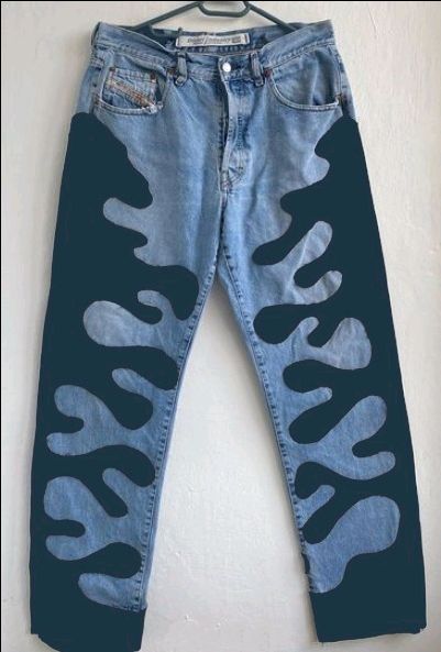 CR995 Men Reworked Spark Denim Jeans