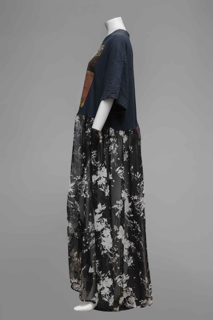 CR087 Reworked Ladies Dress With Different Designs T Shirt