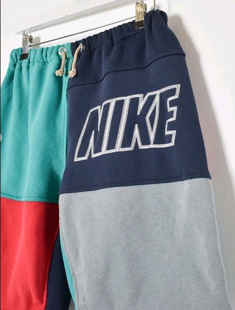 CR424 Men Reworked Colorful Beachwear Shorts
