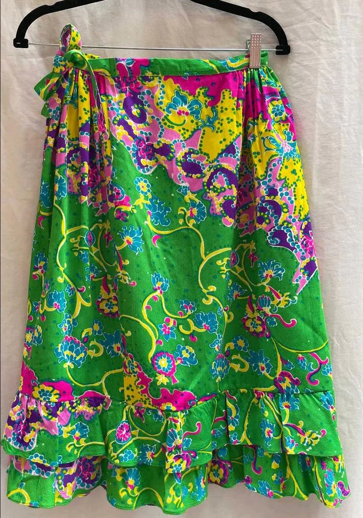 CR225 Reworked Two Piece Elasticated Skirt with Blouse Set