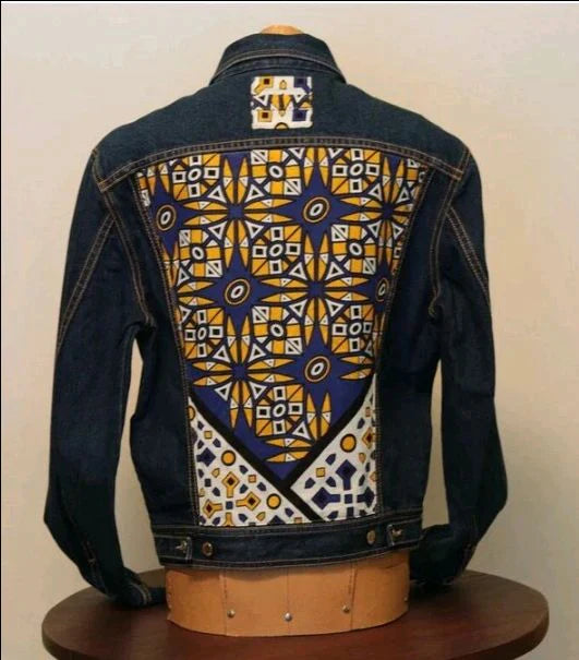 CR215 Ladies And Girls Fashionable Denim Jacket Reworked Patch