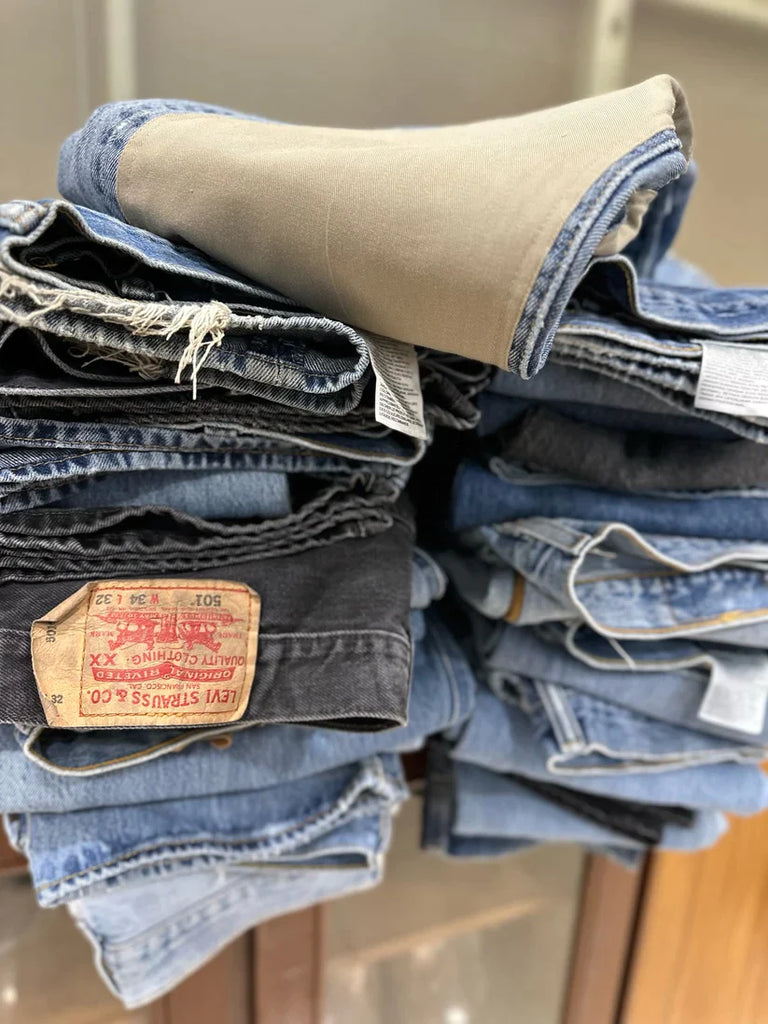 CR043 Reworked Levi's 501 Double Knee