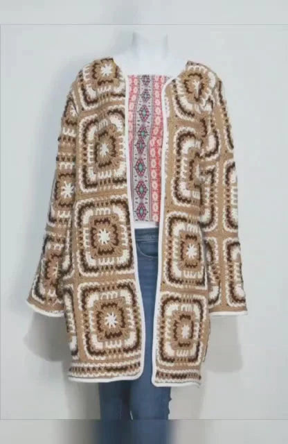 CR192 Reworked Women's Poncho Coat