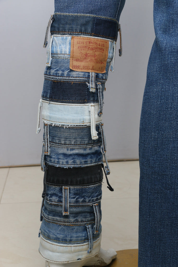 CR062 Reworked Branded Pant and Standard Size Handbag
