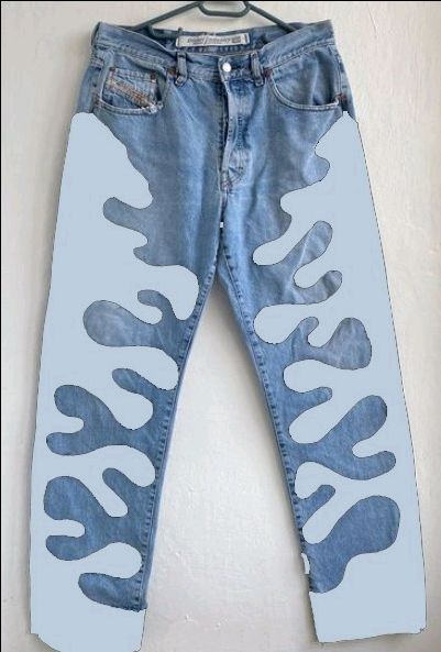 CR995 Men Reworked Spark Denim Jeans