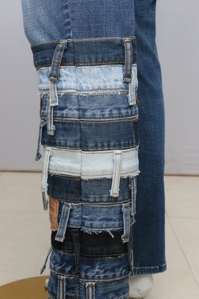CR062 Reworked Branded Pant and Standard Size Handbag