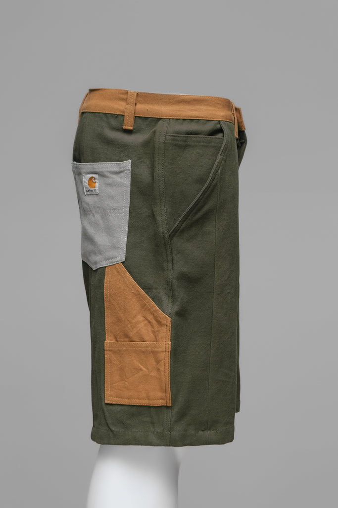 CR063 Men Reworked Stitched Modern Carhartt Multi Color & Shorts
