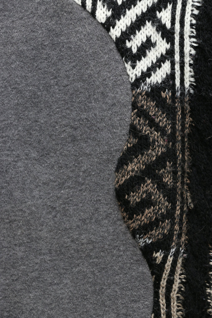 CR011 Reworked Men Branded Sweatshirt with Colorful Sweater