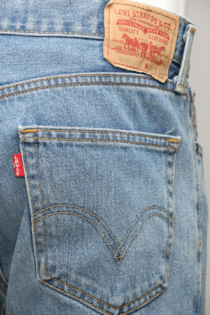 CR052 Reworked Slant Pocket Denim Pants